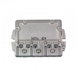 Televes 543702 splitter 4 ways EASY-F ALL BAND DC
